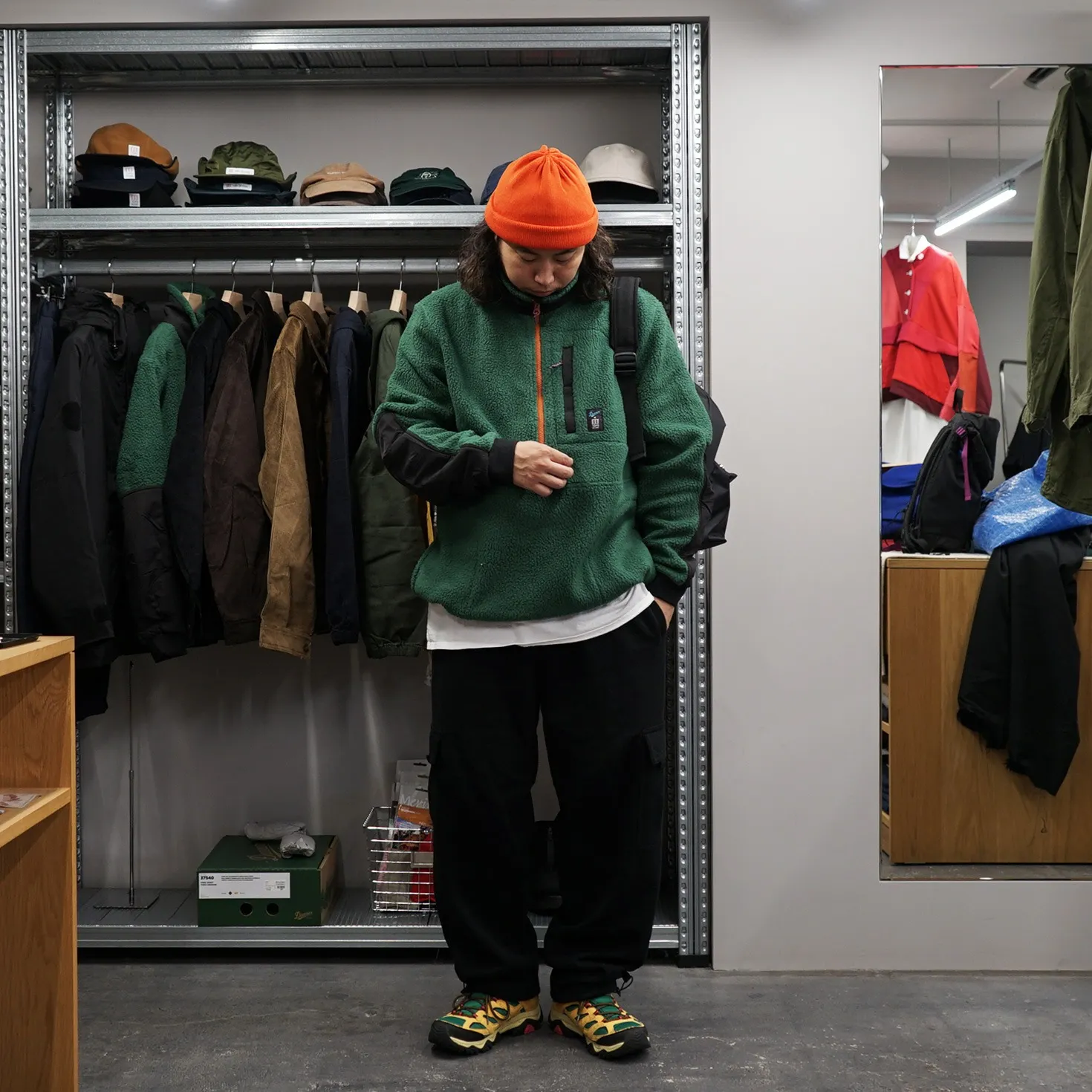 ちょっとしたアウトドアスタイル